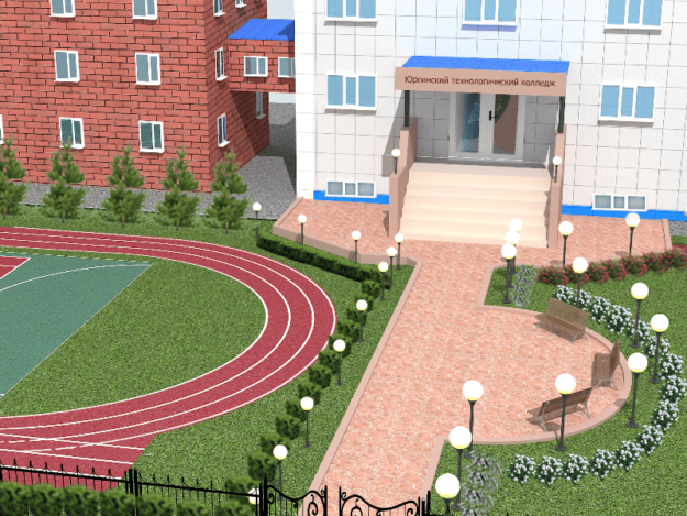 Спортивно-оздоровительная площадка. Проект