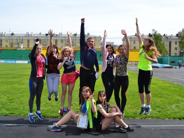 Весенние старты легкоатлетов